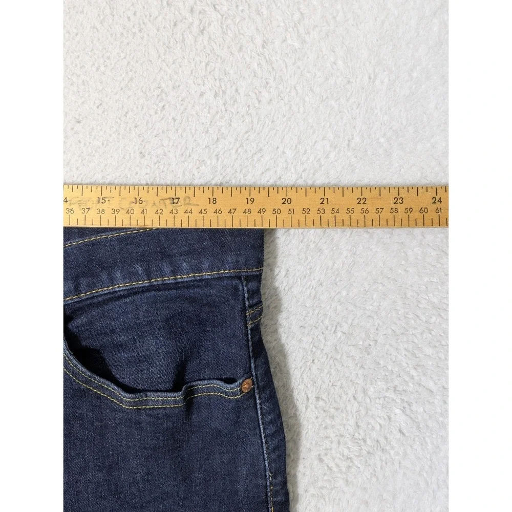 Levis Jeans Mens 38 X 30 541 Denim Zip Stretchy Straight‎ Leg Dark Wash